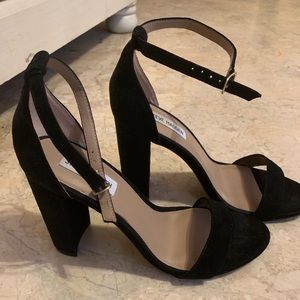 Steve Madden “Carrson” Suede Block Heels